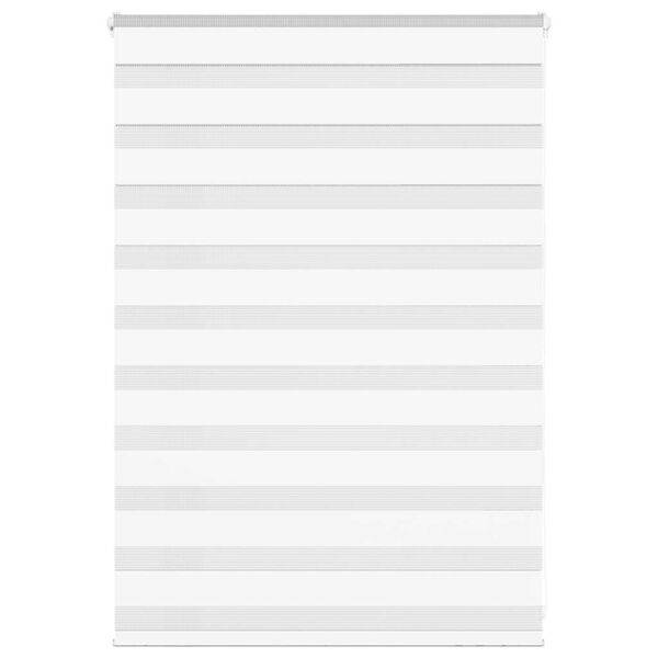 vidaXL Zebra roleta biela 110x100 cm &scaron;&iacute;rka l&aacute;tky 105,9cm polyester