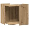 vidaXL Uzavret&yacute; box na stelivo dub artisan 53x53x51cm kompozitn&eacute; drevo