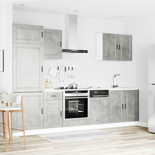 vidaXL 7-dielna sada kuchynsk&yacute;ch skriniek Porto, kompozitn&eacute; drevo