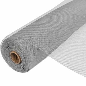 vidaXL Sieť proti hmyzu, hlin&iacute;k 100x500 cm, strieborn&aacute;