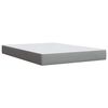 vidaXL Boxspring posteľ s matracom svetlosiv&aacute; 100x200 cm l&aacute;tka