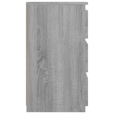 vidaXL Nočné stolíky 2ks sivý dub sonoma 40x35x62,5cm spracované drevo