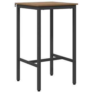 vidaXL Barov&yacute; st&ocirc;l 52 x 52 x 90 cm Kompozitn&eacute; drevo Dub artisan