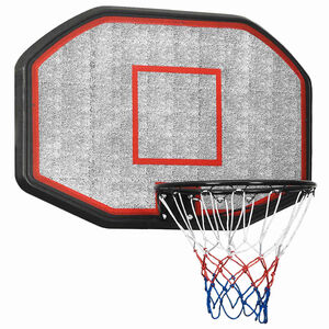 vidaXL Basketbalov&aacute; doska čierna 109x71x3 cm polyet&eacute;n