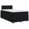 vidaXL Posteľ boxspring s matracom Čierna 120 x 200 cm L&aacute;tka