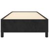 vidaXL Posteľný rám čierny 90x200 cm zamat