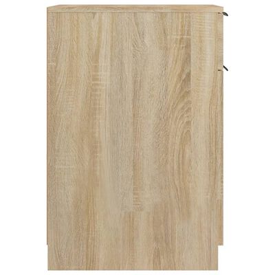 vidaXL Kancelárska skrinka dub sonoma 33,5x50x75 cm spracované drevo