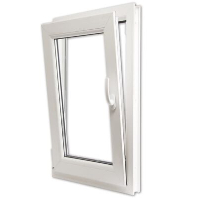 Jednokrídlové okno, trojité sklo, PVC, kľučka napravo 600x1000mm