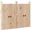 vidaXL Kuchynské dvere 2 pcs Krémová 50 x 9 x 82 cm Borovicový masív