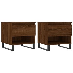 vidaXL Konferenčn&eacute; stol&iacute;ky 2 ks hned&yacute; dub 50x46x50 cm kompozitn&eacute; drevo