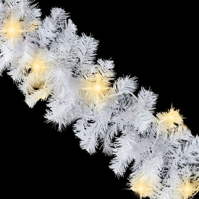 vidaXL Vianočná girlanda s LED svetielkami 10 m, biela