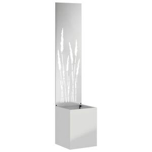 vidaXL Z&aacute;hradn&aacute; clona na s&uacute;kromie Rezac&iacute; Strieborn&aacute; 32 x 150 cm