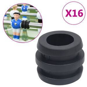 vidaXL Zar&aacute;žky na 15,9/16 mm tyč pre stoln&yacute; futbal 16 ks