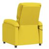 VidaXL Zdv&iacute;hacie mas&aacute;žne kreslo tmavožlt&eacute; l&aacute;tkov&eacute;