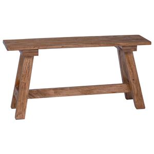 vidaXL lavička Pr&iacute;rodn&aacute; 92 x 23,5 x 45,5 cm Mahag&oacute;nov&yacute; mas&iacute;v