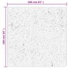 vidaXL Koberec HUARTE s krátkym vlakom umývateľný pieskový 160x160 cm