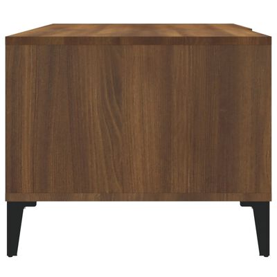 vidaXL Konferenčný stolík hnedý dub 90x50x40 cm kompozitné drevo