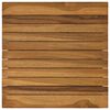 vidaXL Vrchn&aacute; doska 40 x 40 x 3,5 cm &Scaron;tvorcov&yacute; Hust&eacute; teakov&eacute; drevo