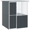 vidaXL Klietka pre vt&aacute;kov Antracit 165 x 165 x 200 cm Pozinkovan&aacute; oceľ