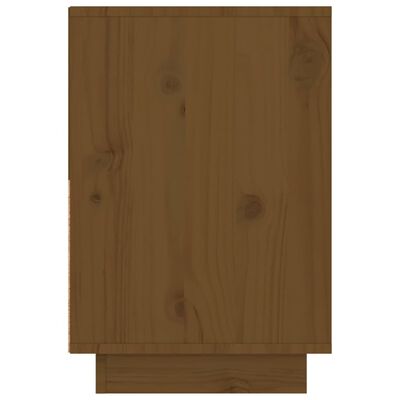 vidaXL Nočné stolíky 2 ks medovo-hnedé 60x34x51 cm borovicové drevo
