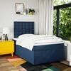 vidaXL Boxspring posteľ s matracom modr&aacute; 120x190 cm l&aacute;tka