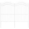 vidaXL Z&aacute;hradn&yacute; plot WOERDEN 240 x 215 cm Povrchovo upraven&aacute; oceľ