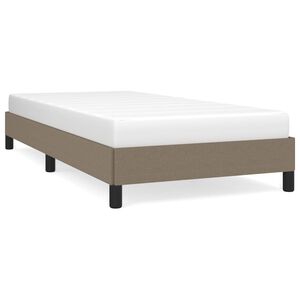 vidaXL R&aacute;m postele bez matraca Taupe 90x190 cm L&aacute;tka