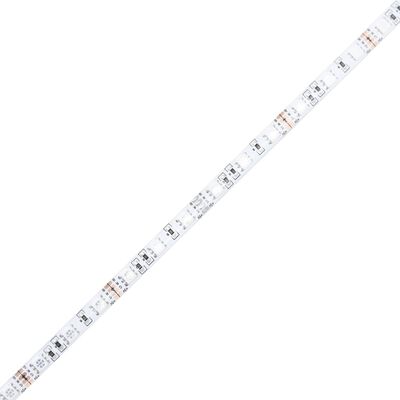 vidaXL Komoda s LED svetlami biela 115,5x30x75 cm
