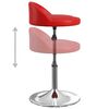 vidaXL Barov&aacute; stolička v&iacute;novo-červen&aacute; umel&aacute; koža