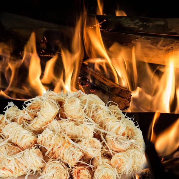 vidaXL Podpaľovače BIO podpaľovač 20 kg