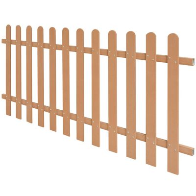 vidaXL Latkový plot, WPC 200x80 cm