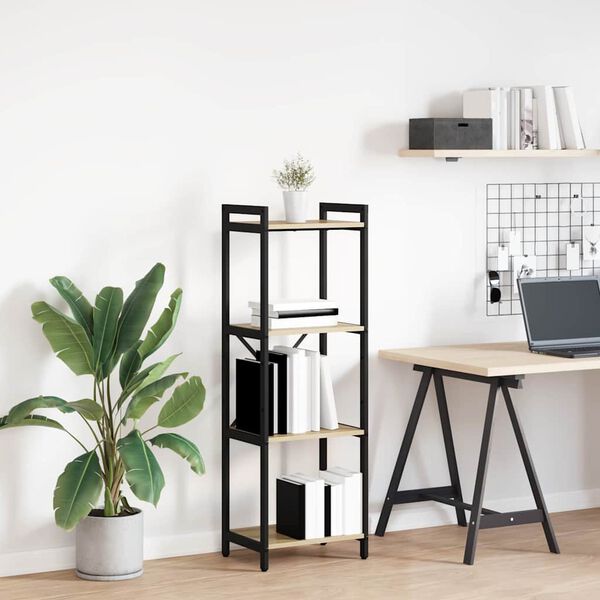 vidaXL Reg&aacute;l na knihy Sonoma dub 40 x 30 x 85 cm Kompozitn&eacute; drevo