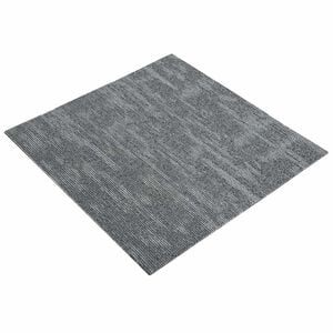 vidaXL Kobercov&aacute; dlaždica Bet&oacute;novo siv&aacute; 50 x 50 cm 36 pcs PP a Bit&uacute;men