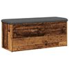 vidaXL Úložná lavica Old Wood 102x42x45 cm Konštruktérske drevo