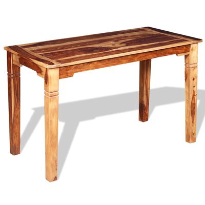 vidaXL Jedálenský stôl z masívneho sheeshamového dreva, 120x60x76 cm