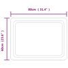 vidaXL LED k&uacute;peľňov&eacute; zrkadlo 60x80 cm