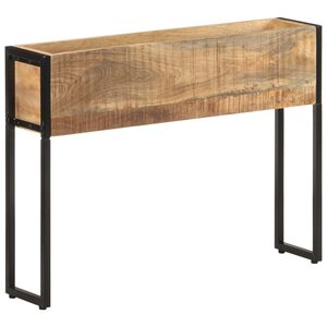 vidaXL Kvetin&aacute;č 90x20x68 cm surov&eacute; mangovn&iacute;kov&eacute; drevo