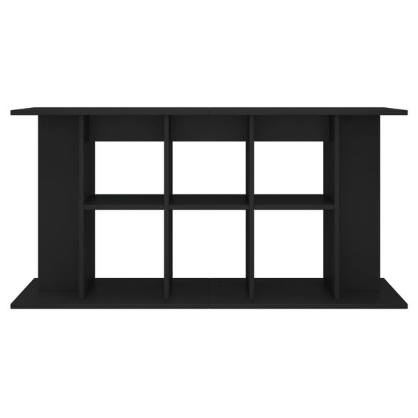 vidaXL Stojan na akvárium čierny 120x40x60 cm kompozitné drevo