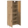 vidaXL Highboard Remeseln&yacute; dub 69,5 x 34 x 180 cm Kompozitn&eacute; drevo