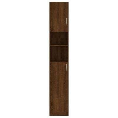 vidaXL Kúpeľňová skrinka hnedý dub 32x25,5x190 cm spracované drevo