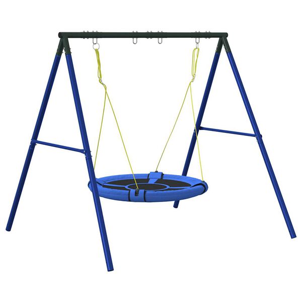 vidaXL Z&aacute;hradn&aacute; hojdačkov&aacute; sada s kruhovou hojdačkou
