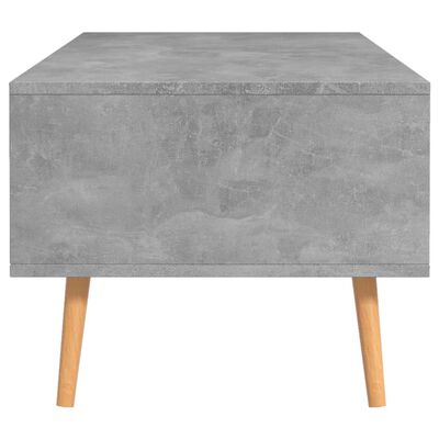 vidaXL Konferenčný stolík betónový sivý 100x49,5x43 cm drevotrieska