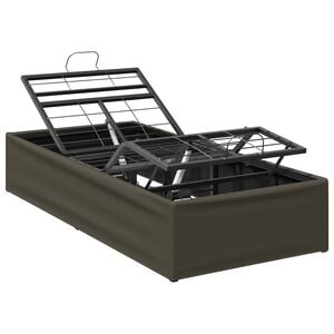 vidaXL Elektrick&yacute; nastaviteľn&yacute; r&aacute;m postele Siv&aacute; 200 x 80 x 33,5 cm