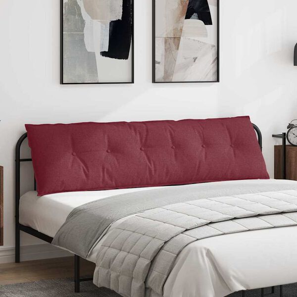 vidaXL Podu&scaron;ka na chrb&aacute;t V&iacute;no červen&eacute; 180 x 19 x 50 cm l&aacute;tka