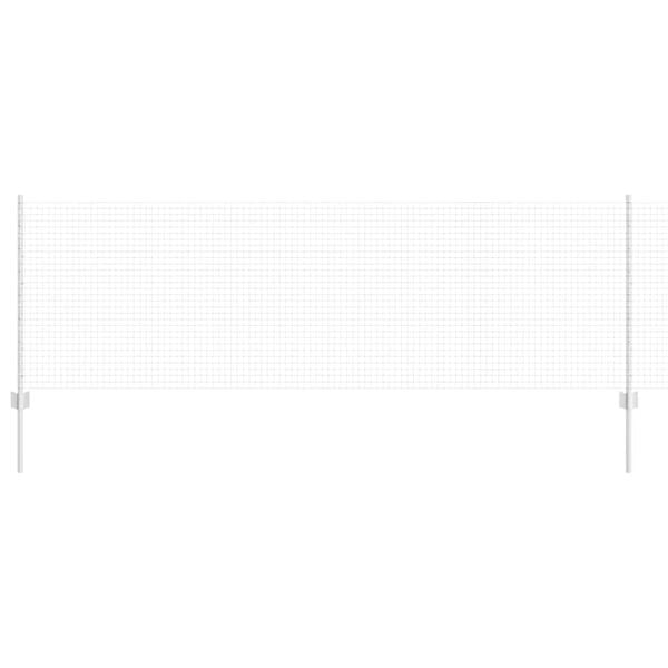vidaXL Plot a stĺp Strieborná 0,8 x 100 m Oceľ