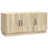 vidaXL TV skrinka Dub sonoma 99 x 34,5 x 47 cm Kompozitn&eacute; drevo