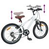vidaXL Kids Mountain Bike 20 Palcov 6-Speed pre deti vo veku 5-8 rokov