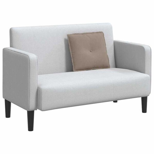 vidaXL Poduška na chrbát Sivohnedá 50 x 45 cm Mikrovlákno