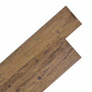 vidaXL Samolepiace PVC podlahov&eacute; dosky Walnutov&aacute; hned&aacute; 30,5 x 61 cm