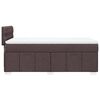 vidaXL Boxspring posteľ s matracom tmavohned&aacute; 90x190 cm l&aacute;tka